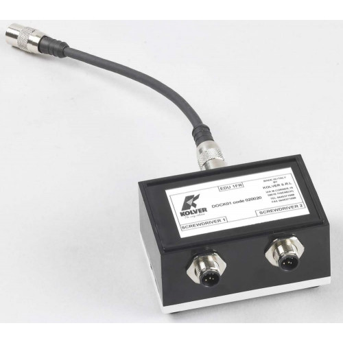 Kolver DOCK01 double output connector for EDU1FR e EDU1FR/SG Kolver DOCK01 double output connector for EDU1FR e EDU1FR/SG