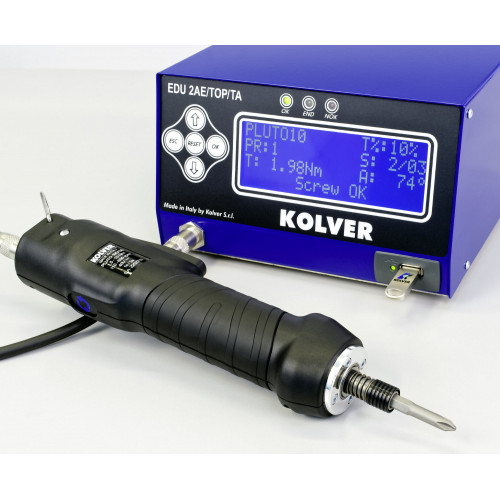 Kolver PLUTO10P/U/TA Top-mounted Pistol Grip, 110-600 RPM