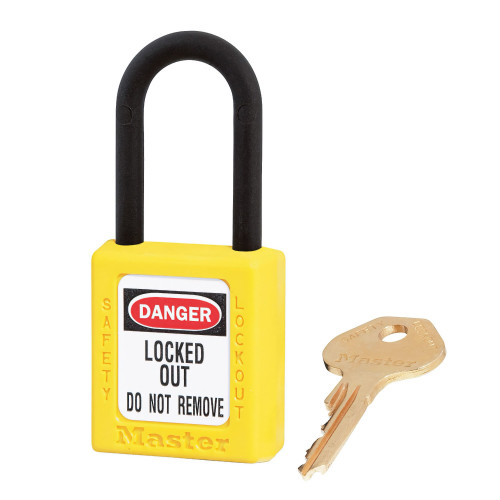 Master Lock 406KAMKYLW, Dielectric keyed alike padlock for master key Master Lock 406KAMKYLW, Dielectric keyed alike padlock for master key
