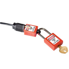Master Lock S2005 Compact lockout device for socket pins (110-120V)