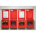 Master Lock S3502 Wall-mounted group lockout box (12 padlocks) Master Lock S3502 Wall-mounted group lockout box (12 padlocks)