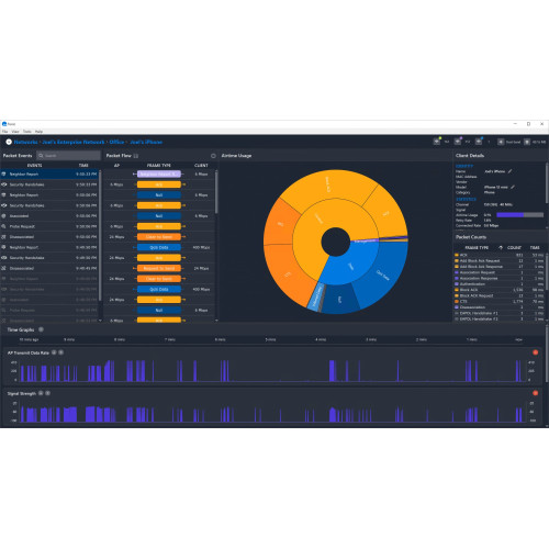 MetaGeek Tonic Wi-Fi Analysis Application MetaGeek Tonic Wi-Fi Analysis Application