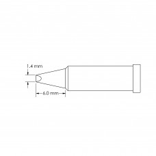 Metcal GT4-CH0014P Chisel Tip (GT4)