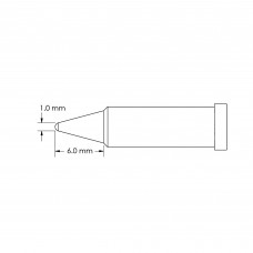 Metcal GT4-CN0010P Punta conica (GT4)