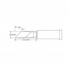 Metcal GT4-KN0040P Punta a coltello (GT4)