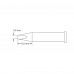 Metcal GT6-CH0025S Chisel Tip (GT6) Metcal GT6-CH0025S Chisel Tip (GT6)