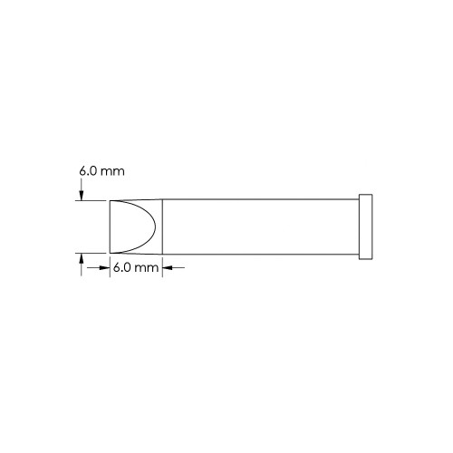 Metcal GT6-CH0060P Chisel Tip (GT6) Metcal GT6-CH0060P Chisel Tip (GT6)
