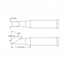 Metcal GT6-HF6040S Hoof Tip (GT6)