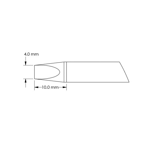 Metcal GTC-CH0040S Chisel Cartridge (GTC) Metcal GTC-CH0040S Chisel Cartridge (GTC)