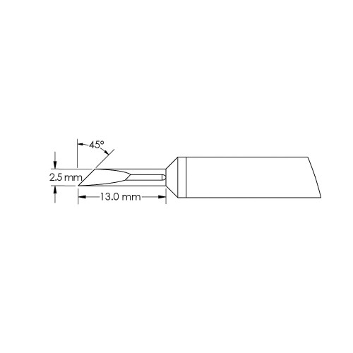 Metcal GTC-KN0025P Knife Rework Cartridge (GTC)
