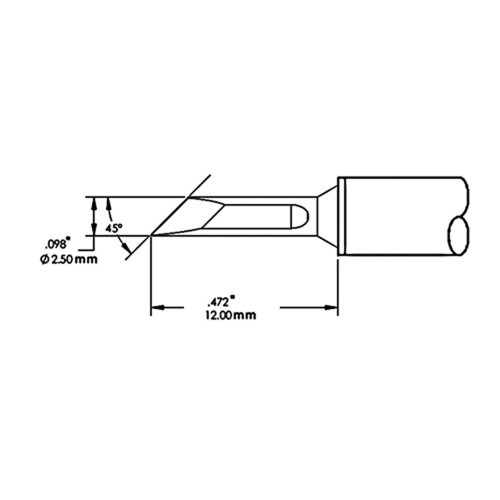 Metcal SMTC-0165 SMTC Rework Cartridge