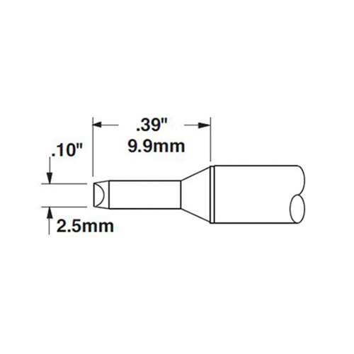 Metcal STTC-033 Chisel (STTC) Metcal STTC-033 Chisel (STTC)
