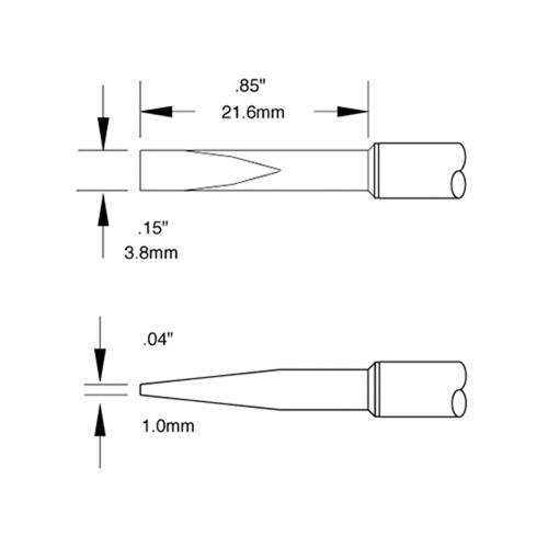 Metcal STTC-120 Chisel (STTC) Metcal STTC-120 Chisel (STTC)