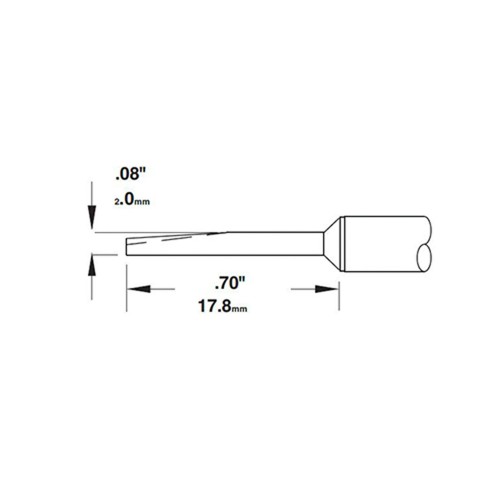 Metcal STTC-583 Chisel (STTC) Metcal STTC-583 Chisel (STTC)