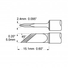 Metcal STV-DRK45A Rework Tip