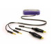 Peak Electronic CRC01EM Gold plated Black alligators for ESR (2mm connectors)