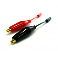 Peak Electronic CRC01M Gold plated Red/Black alligators for LCR (2mm connectors)