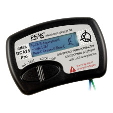 Peak Electronic DCA75 Atlas DCA Pro Analizzatore di semiconduttori avanzato e Curve Tracer