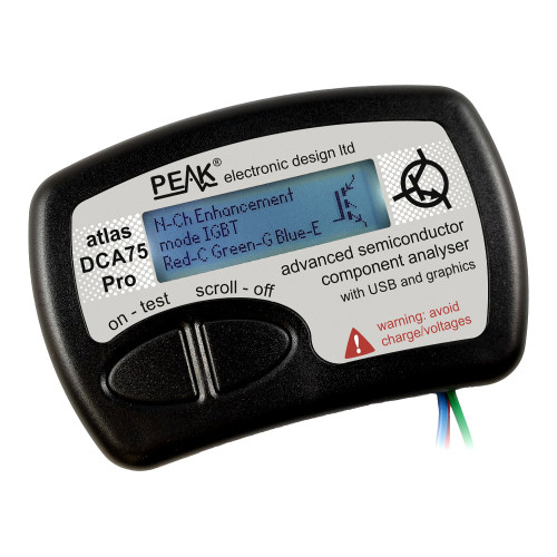 Peak Electronic DCA75 Atlas DCA Pro Advanced Semiconductor Analyser and Curve Tracer