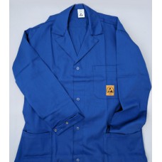 BF000820-XS Lab Coat in royal blue cotton size XS