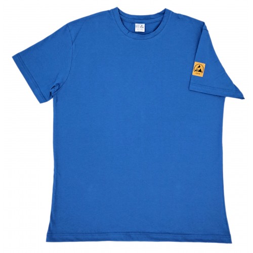 BF001505-L ESD T-shirt royal blu BF001505 size L