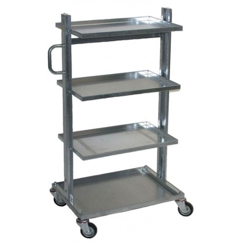 BF000502A ESD Trolley with 4 shelves 536x776x1286mm BF000502A ESD Trolley with 4 shelves 536x776x1286mm