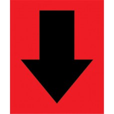 BF000185R Marking arrows for labeling imperfections and defective parts, red colours, 7.6x6.3mm