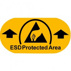Warmbier 2822.1.EPA Floor marking sticker with ESD symbol 150x75mm