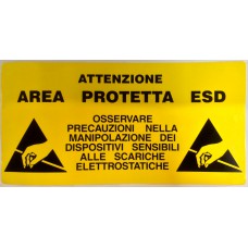 BF000529A Rigid PVC for ESD Protected Area 300 x 150 mm