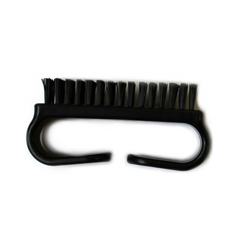 BF000045A ESD Brush curved double handle with hard bristles 