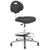BF000505AESD High ESD chair made polyurethane foam included foot ring and glides