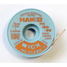 HAKKO FR150-86 Desoldering Wick No Clean 3 mm x 1.5 mt