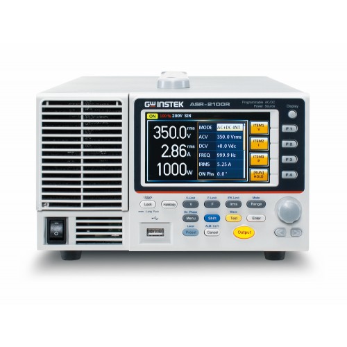 GW Instek ASR-2050R Programmable AC/DC Power Source, 500VA, RS232, USB+LAN