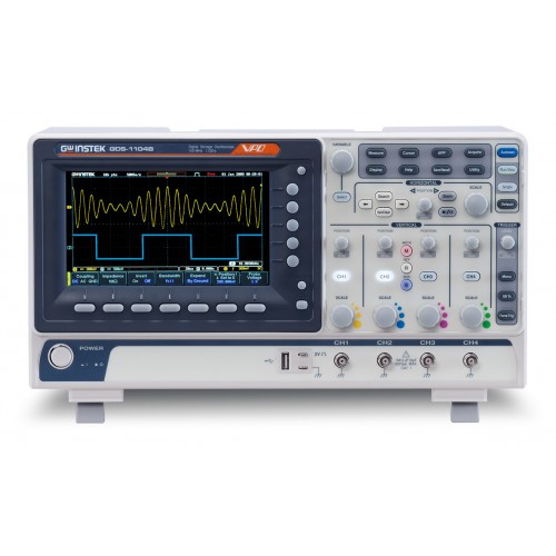 GW Instek GDS-1104B, 100 MHz, 4-kanałowy, cyfrowy oscyloskop