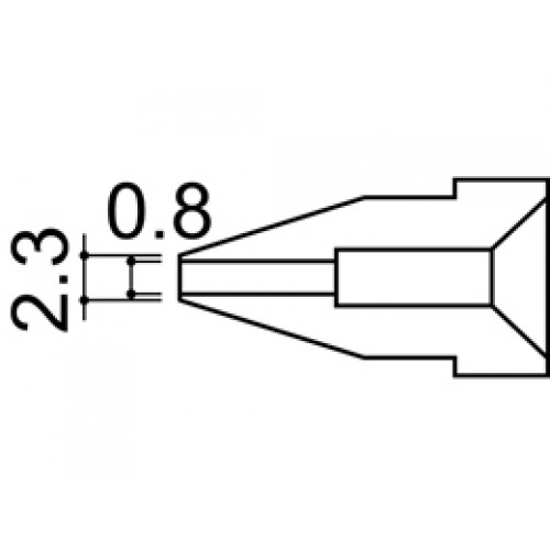 HAKKO A1004 Nozzle/0.8mm for 802, 808, 809, 807, 817 HAKKO A1004 Nozzle/0.8mm for 802, 808, 809, 807, 817