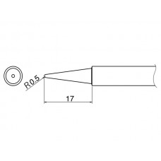 HAKKO T34-B Shape-B soldering tip for HAKKO FX-650
