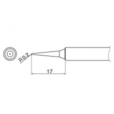 HAKKO T34-I Shape-I soldering tip for HAKKO FX-650