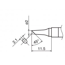 HAKKO T36-BC2 soldering tip SHAPE 2BC