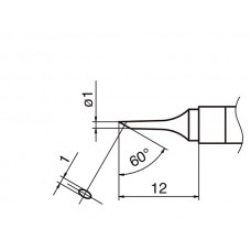 HAKKO T36-C1 soldering tip SHAPE 1C
