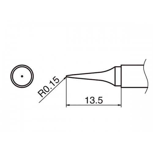 HAKKO T36-ILS soldering tip SHAPE ILS