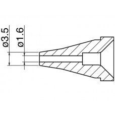 HAKKO N60-04 Nozzle - Size Φ 1.6 mm per HAKKO FR-400