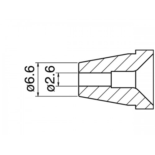 HAKKO N60-06 Nozzle - Size Φ 2.6 mm per HAKKO FR-400