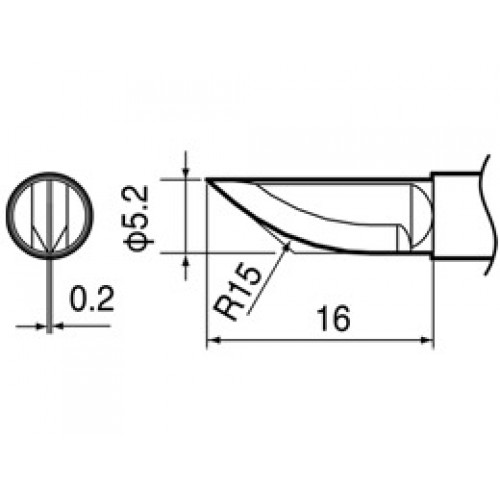 HAKKO G3-1601 Knife Type Blade