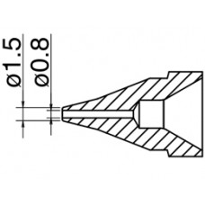 HAKKO N61-02 Nozzle SS type - Size Φ 0.8 mm