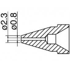 HAKKO N61-07 Nozzle Standard type - Size Φ 0.8 mm