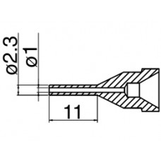HAKKO N61-12 Nozzle Long type - Size Φ 1.0 mm