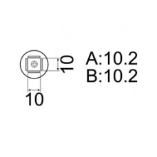 HAKKO A1125B QFP hot air nozzle, Size 10 x 10
