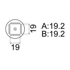 HAKKO A1127B QFP hot air nozzle, Size 17.5 x 17.5
