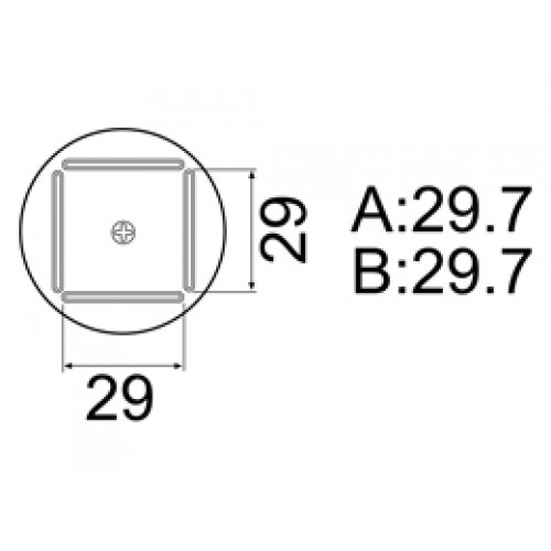 HAKKO A1129B QFP hot air nozzle, Size 28 x 28 HAKKO A1129B QFP hot air nozzle, Size 28 x 28