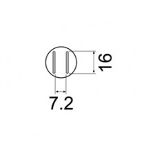 HAKKO A1133 SOP hot air nozzle, Size 7.5 x 15